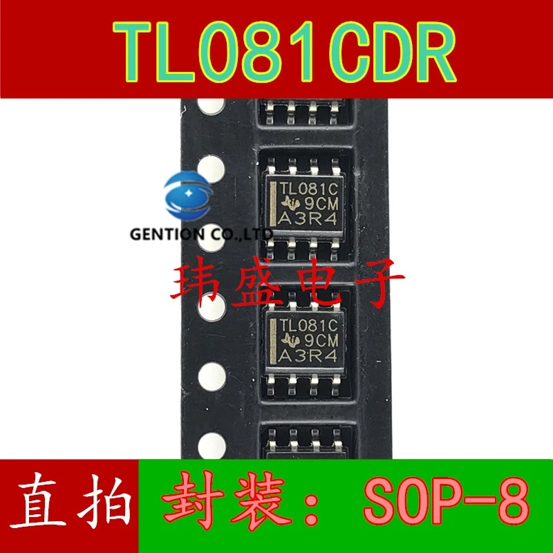 AMPLIFICADOR DE OPERACIONES TL081CDR TL081C TL081 SOP-8, en stock, 100%, nuevo y original, 10 Uds.