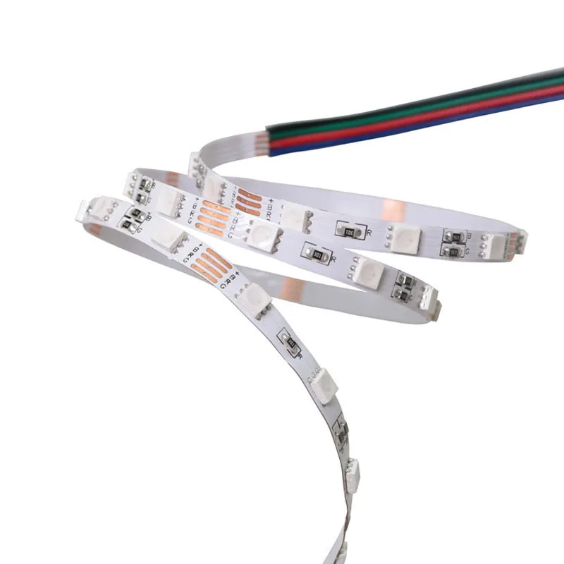 

5m New 5mm Slim Narrow LED RGB Strip Colorful Ultral Slim FPBC RGB Soft Tape 120led/m,15W/m,Super Bright Led Tape DC12V