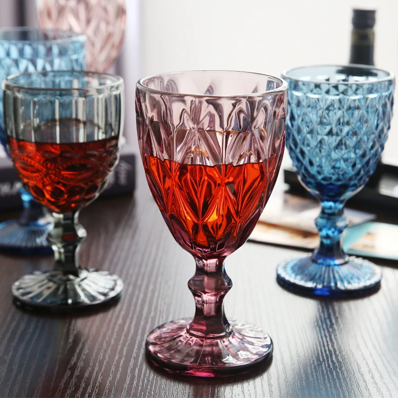 

Luxury Creative Wine Glass Fashion Vintage Modern Art Red Wine Glass Decoration Verre A Vin Rouge Kitchen Accessories BC50JB