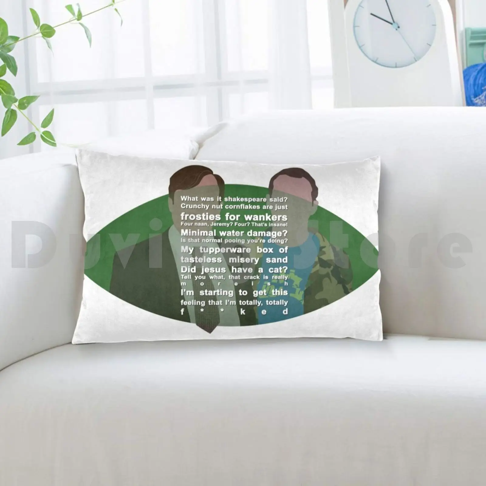 كيس وسادة Peeperos مطبوع 50x75 Peep Show Tv اقتباسات مارك إيز جيريمي جرين ناقلات رهيبة أمازبولز