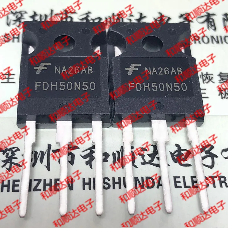 

10PCS FDH50N50 TO-247 500V 50A