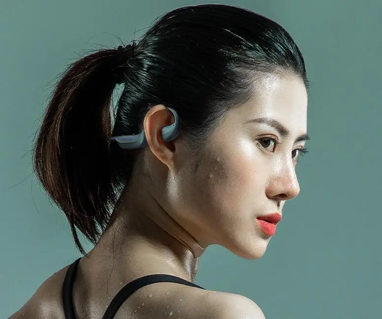 fashion TWS Bone Conduction Wireless Bluetooth Headphone Sports Waterproof Headset   For Iphone Android Huawei Xiaomi