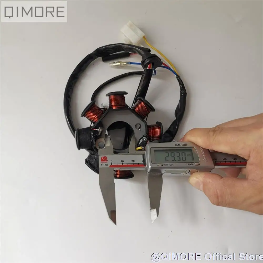 Estator Magneto de encendido Dual de 8 polos y 4 cables para Scooter de 4 tiempos, ciclomotor, ATV, QUAD, Go Kart, 139QMB, 1P39QMB, GY6, 50, 60, 80