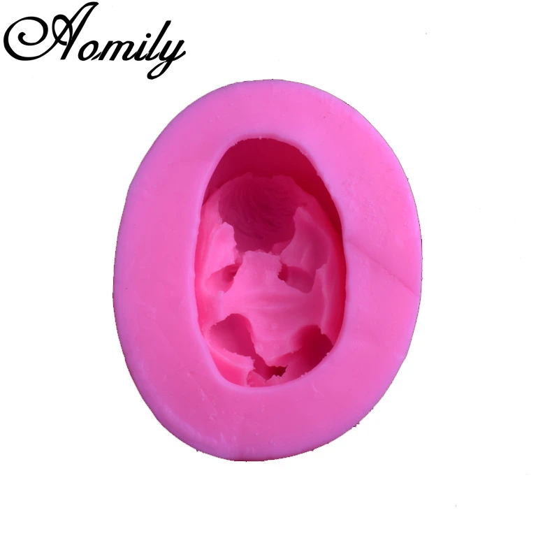 Aomily Sleeping Baby Silicone Molds Chocolate Jelly Candy Bakeware Mold DIY Pastry Ice Block Soap Mould Cake Decoraing Tools