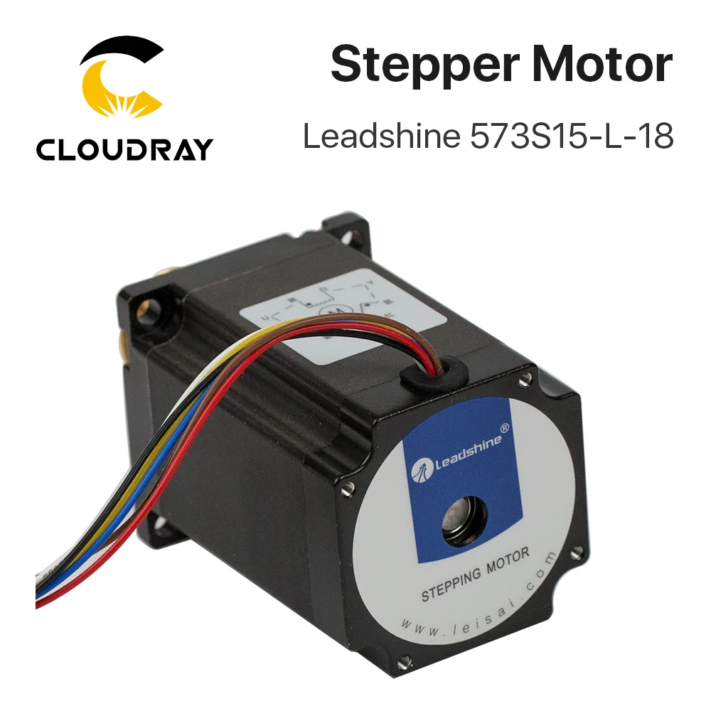 Leadshine Nema 23 Stepper Motor 3 Phase 57mm 150Ncm 5.2A Stepper Motor（573S15-L-18）with GEAR for 3D printer CNC XYZ