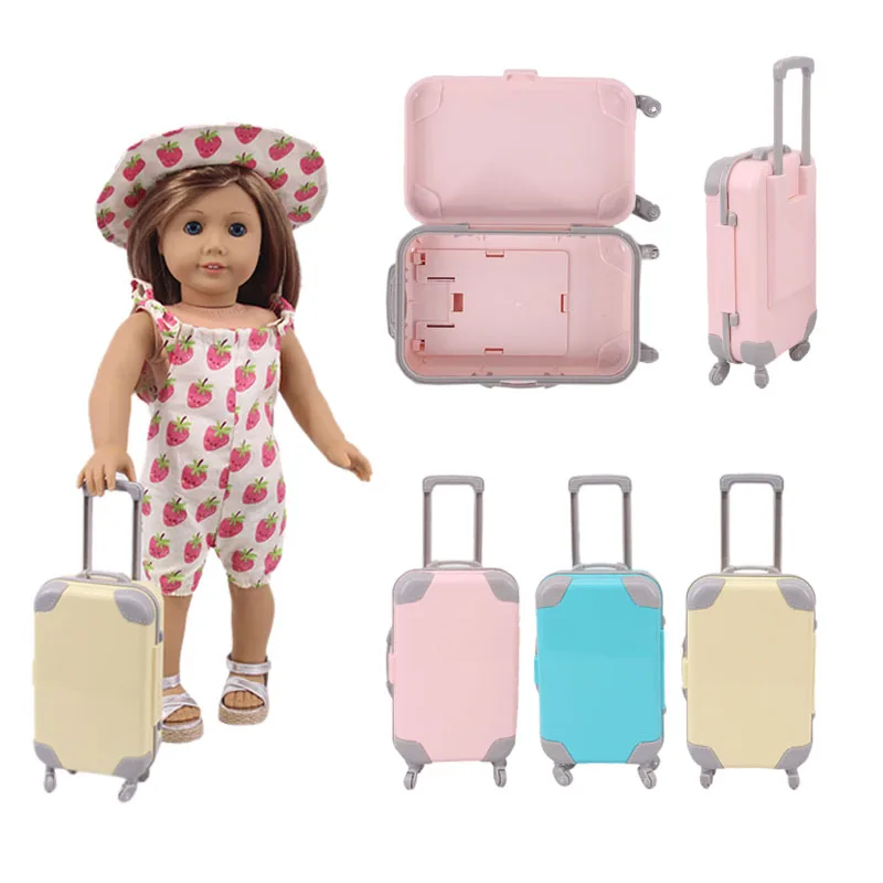 

Doll Accessories 43 cmReborn Baby Doll Suitcase, 18-inch American Doll Suitcase, Christmas Gifts For Girls, Children's Toys