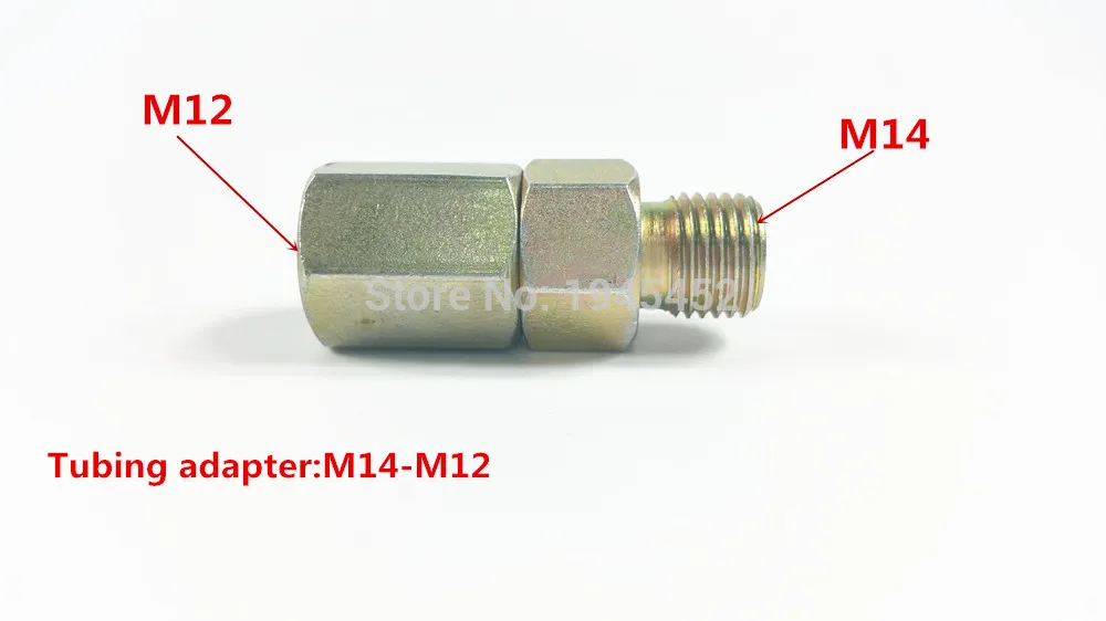 Free shipping!Tubing conversion joints, high-pressure tubing conversion interface, test-tubing adapter, M14 to M12,M14,M16,M18