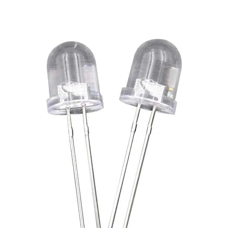 

1000 шт., 8 мм, круглая головка, прозрачная семицветная, быстрая вспышка, медленная вспышка, RGB, самоспалательная вспышка, DIP LED