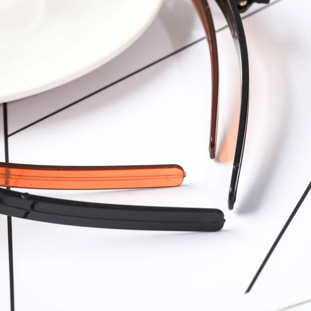 Doppelschicht Bands Clip Haarbänder Mode Kunststoff Geflochtenes Stirnband Punk Neue Stricken Damen Kopfbedeckung Haarschmuck Perle – Detail 9