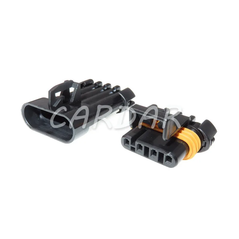 1 Set 4 Pin 12162144 12162102 Oxygen Sensor Plug O2 Socket Automotive Connector AC Assembly For Toyota BUICK DLX Haima Series