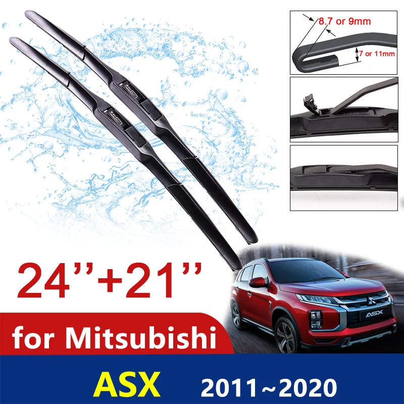 Car Wiper Blade for Mitsubishi ASX 2011~2020 RVR Front Windshield Brushes 2012 2013 2014 2015 2016 2017 2018 2019 Accessories