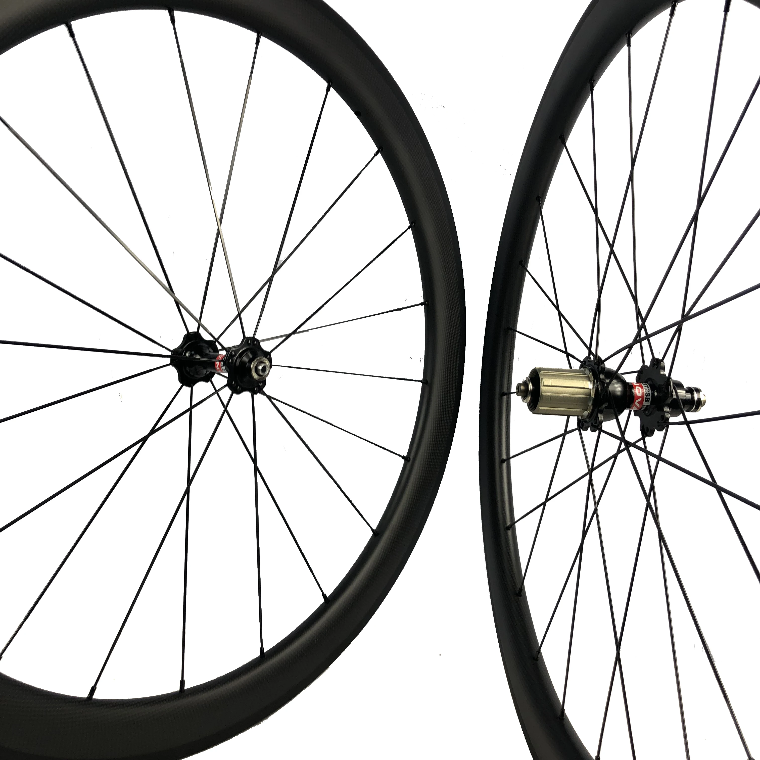 

Carbon Clincher Wheelsets 50mm Depth 700C Road Wheels 23mm/25mm Wide Novatec A271/A291 Powerway R13/R36 Ceramic DT 350s 240s Hub