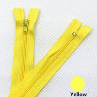 10pcs 4Inch-24inch(10cm-60Cm)Yellow Nylon Coil Zippers for Tailor Sewing Crafts Nylon Zippers Bulk