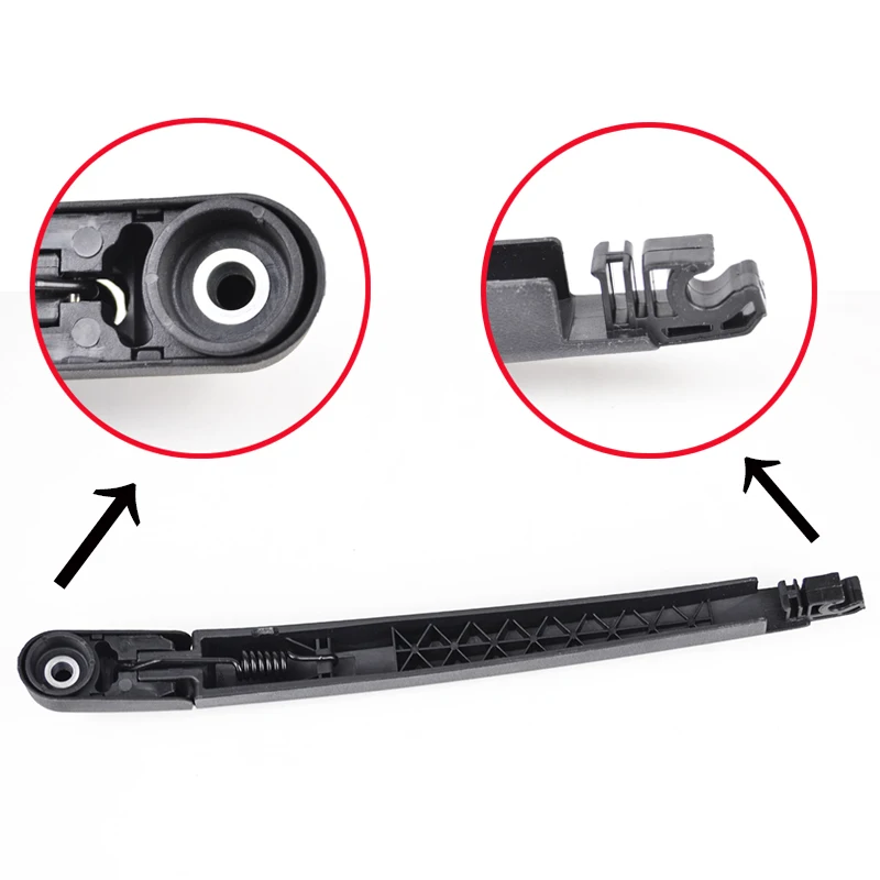 Erick's Wiper-Kit de balais et bras d'essuie-glace arrière 14 "pour Mazda CX-9 CX9 MK2 2016-2023, pare-brise, hayon, brosse de fenêtre