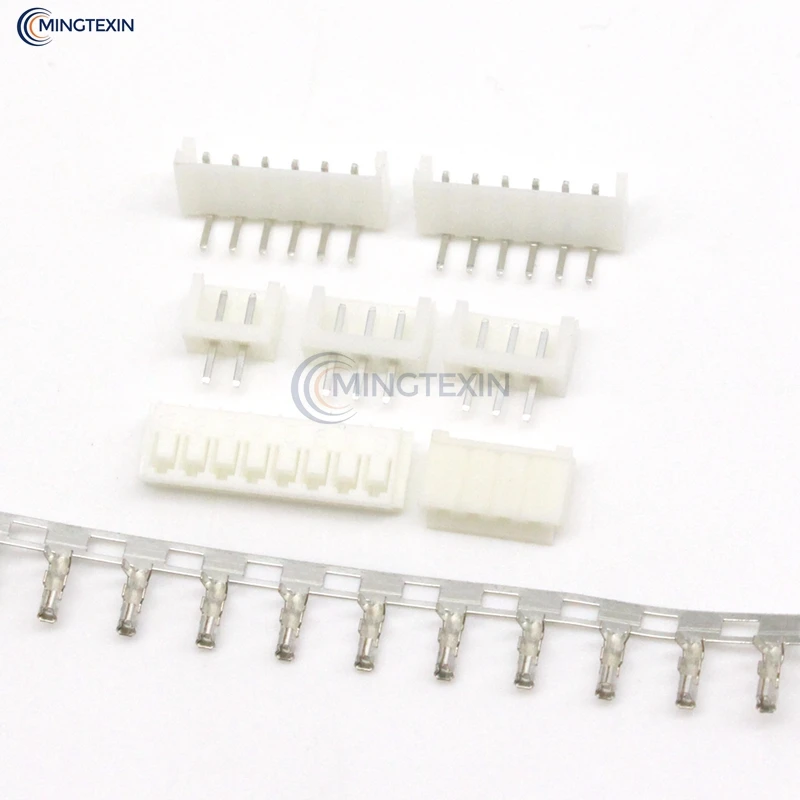 10set EH 2.5mm Pitch Connector  Straight /Curved pin header Socket +Housing+Terminals Replacement of jst Wire-to-Board 2P345-12P