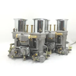 1 Pair 44IDF Carburetor Carburettor With Air Horn For Bug Volkswagen Beetle VW Fiat Porsche 44 IDF For Bug/Beetle/VW Engine