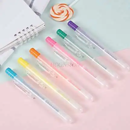 6 Stück Textmarker, Einzelkopf-Markierungsstift