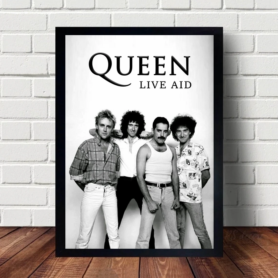 Queen Band Music Star Poster Prints Art Canvas Painting Wall Pictures Living Room Home Decor ( No Frame )