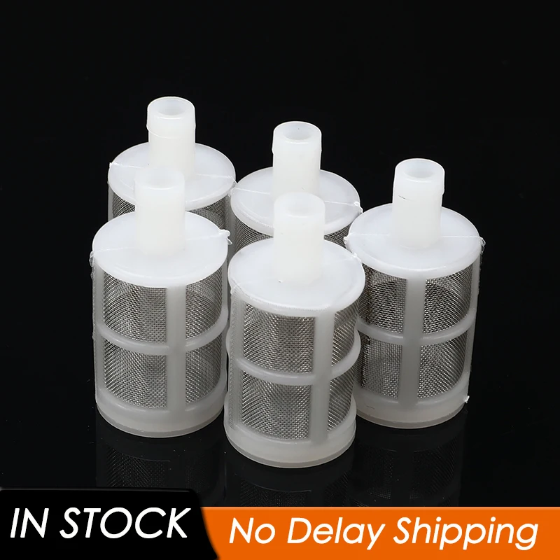 5/10pcs Stainless Steel Mesh Homebrew Inching Siphon Filter For Bar Beer Whisky Wine Brewing Making Bottling Tool