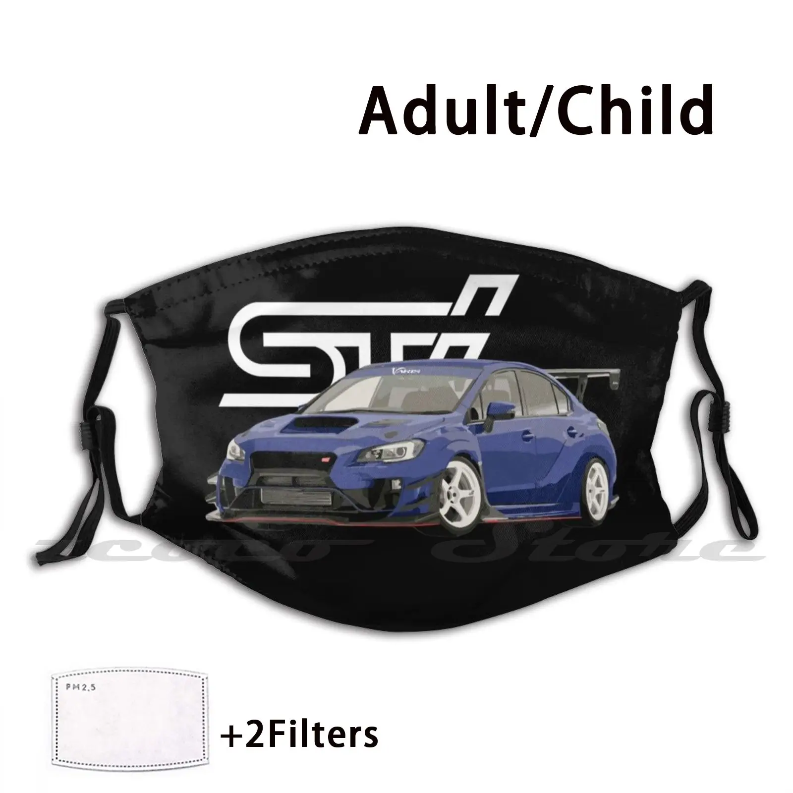 

Varis Va Sedan Widebody Blue Ridge Pearl Advan Mask Adult Child Washable Pm2.5 Filter Logo Creativity Sti Wrx Wrx Sti Sportscar