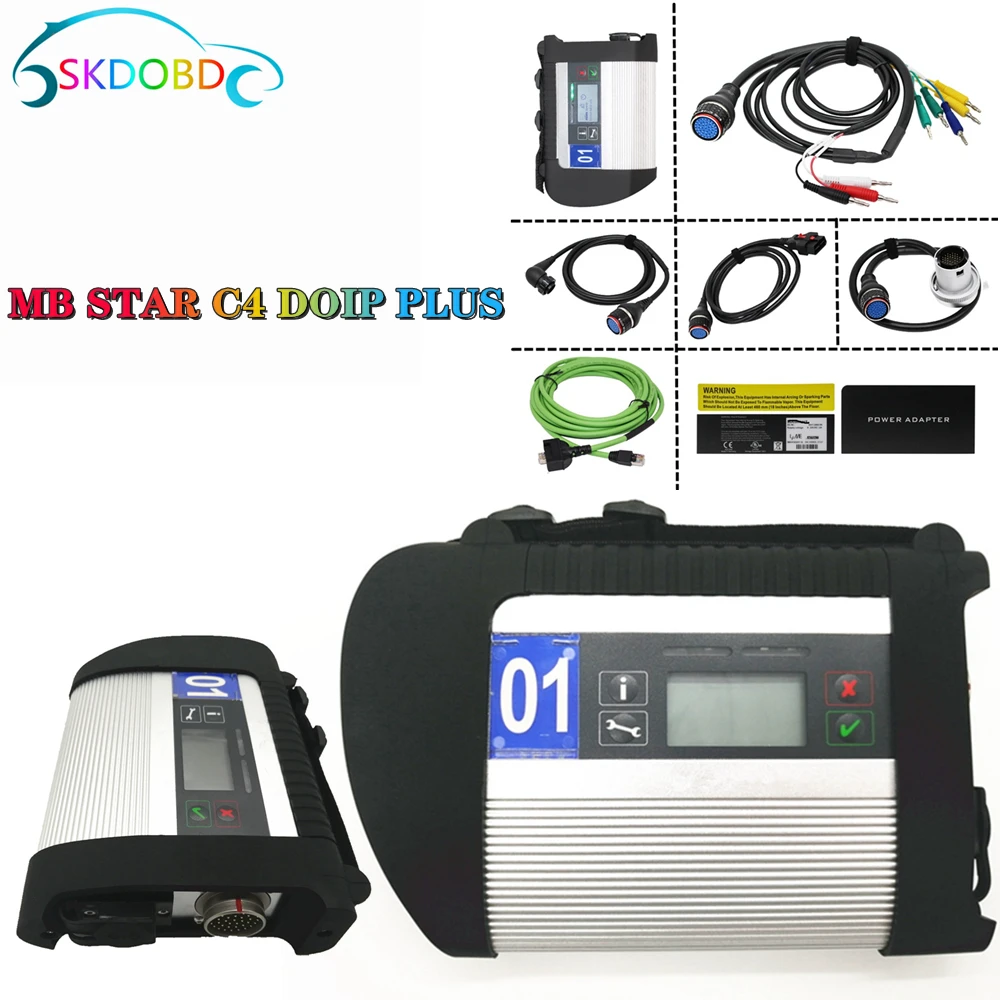 

Latest Full Chip Multiplexer MB Star C4 MB SD Connect Compact 4 Diagnostic Tool with WIFI and DOIP Function for Benz for Truck