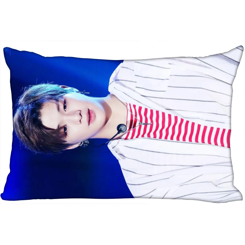 New Kang Daniel KPOP Pillow Cover Bedroom Home Office Decorative Pillowcase Square Zipper Pillow cases Satin Soft Fabric