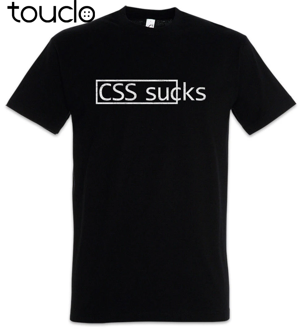 Css chupa camiseta divertida Geek Nerd Html informática científico Web diseñador 100% algodón hombres verano camiseta divertida camiseta