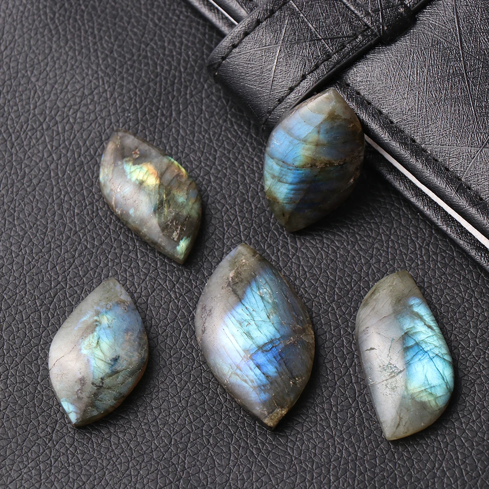 1pc Polished Natural Labradorite Healing Stone From Madagascar Mineral Specimen Moonstone Pendants Decor Craft DIY Accessory