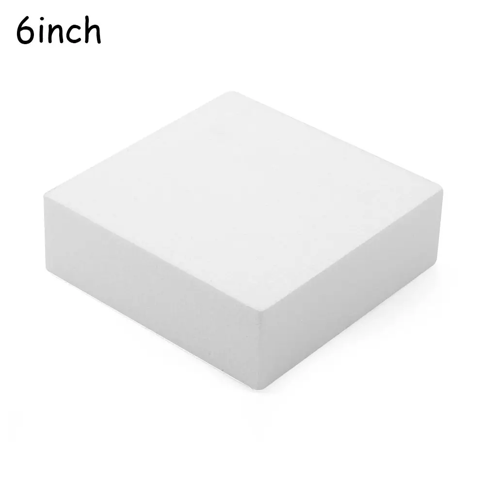 4/6/8/ inch Party Decorations Sugarcraft Styrofoam Cake Dummy Practice Model Foam Cake Mould Baking Mold
