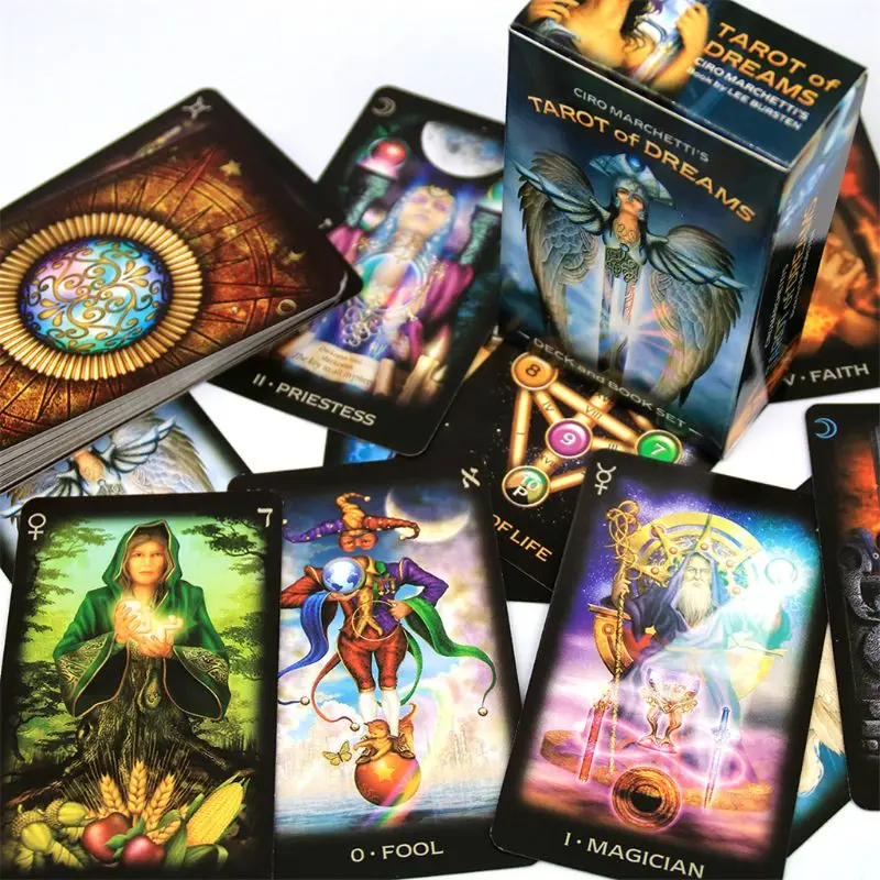 Tarots of Dreams Full English 83 Cards Deck Oracle Playing Card Divination Game D0LB