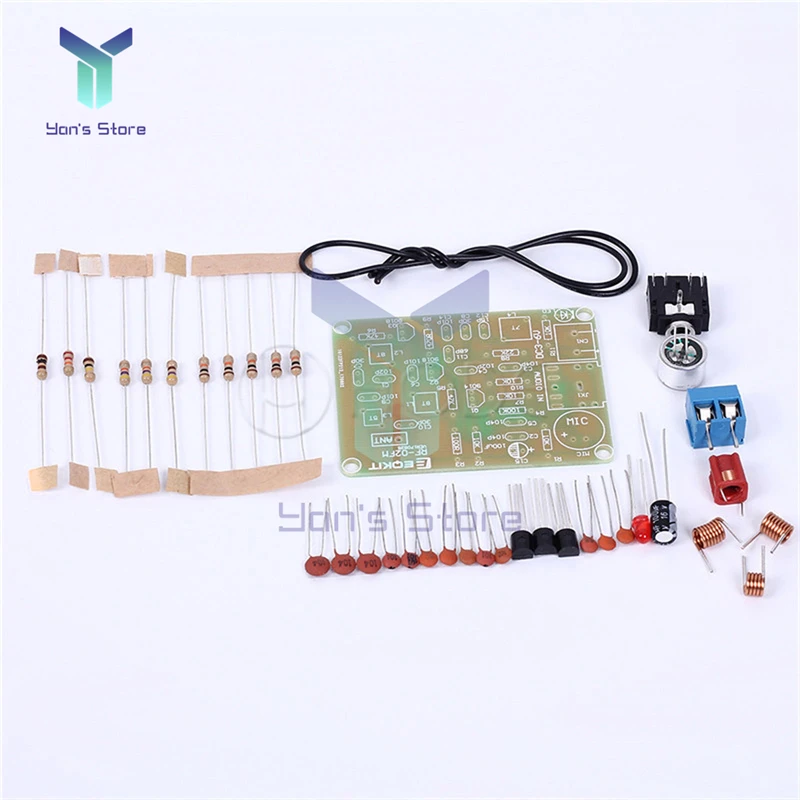 88-108MHz FM Transmitter Module Electronic DIY Kits Frequency Wireless Microphone Transmitter Board Parts DC 3-6V FM Module