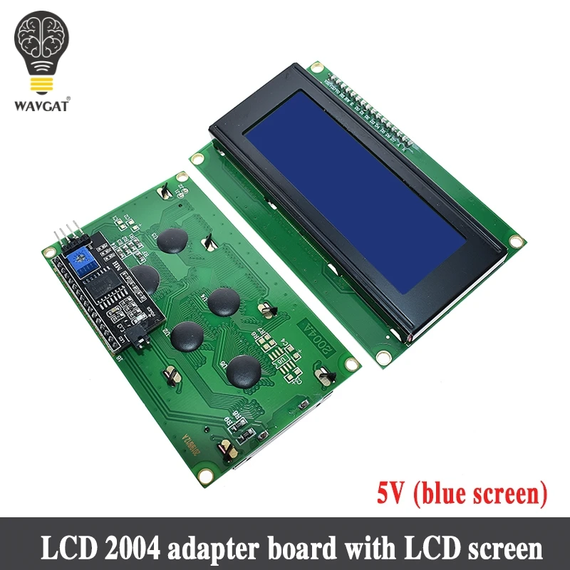 HOPP1602-Écran LCD Bleu Vert 16x2 20tage rick, Module 1602 2004 12864, Contrôleur HD44780, Lumière Bleue et Noire