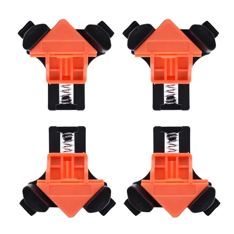 

1/4PCS Woodworking Corner Clip Joinery Clamp 90 Degree Carpentry Sergeant Furniture Fixing Clips Picture Frame Corner Clamp