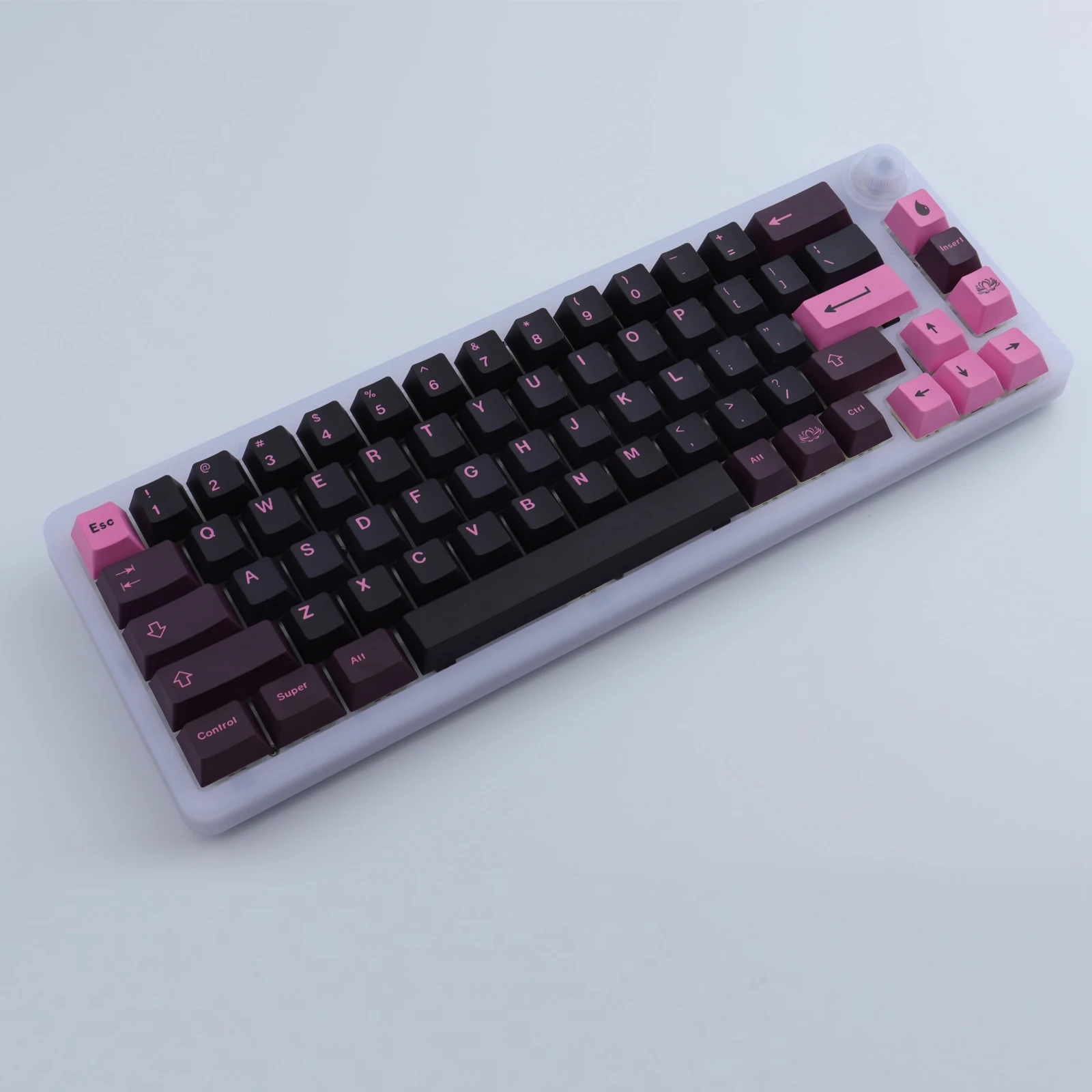 PBT Keycap 137 Keys Cherry Profile DYE-SUB Personalized GMK Pink Lotus keycaps For Mechanical Keyboard