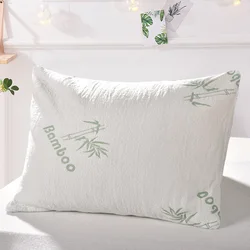 60*40cm Brand Design Feather Fabric Pillows for Sleeping Add Bamboo Fiber Bed Pillows Home Textile