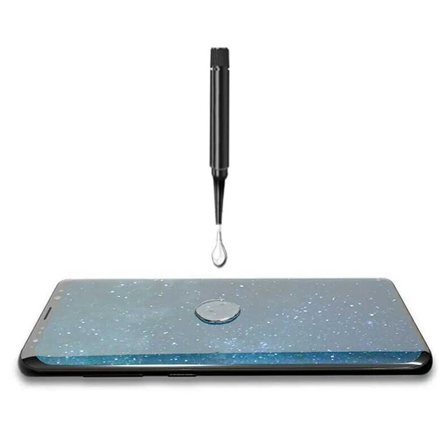 UV Colla di Vetro Per Tutti I Telefoni Temperato Schermo Del Telefono Protegge La Colla Bordo Della Copertura Completa di Vetro Colla