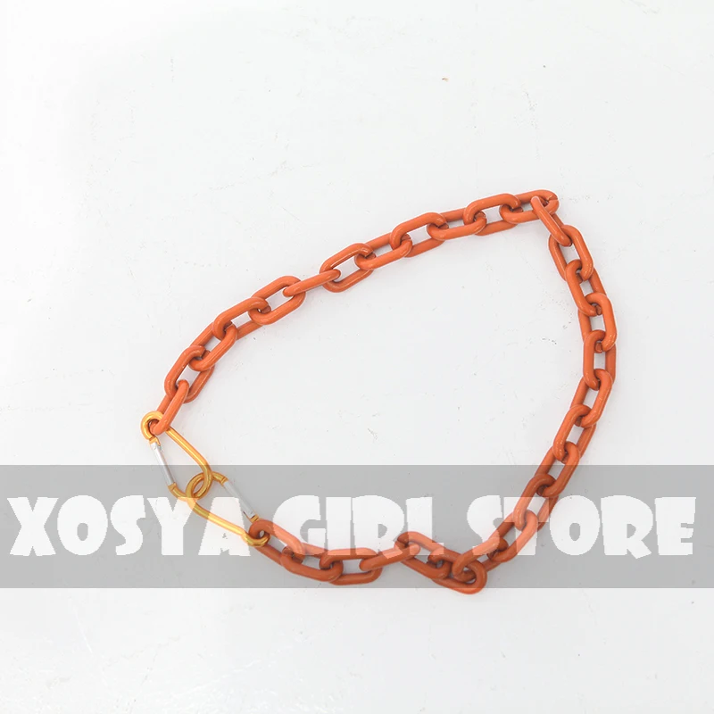 Punk style hip hop chain ins popular fluorescent plastic stainless steel chain pants chain waist chain men and women CL132
