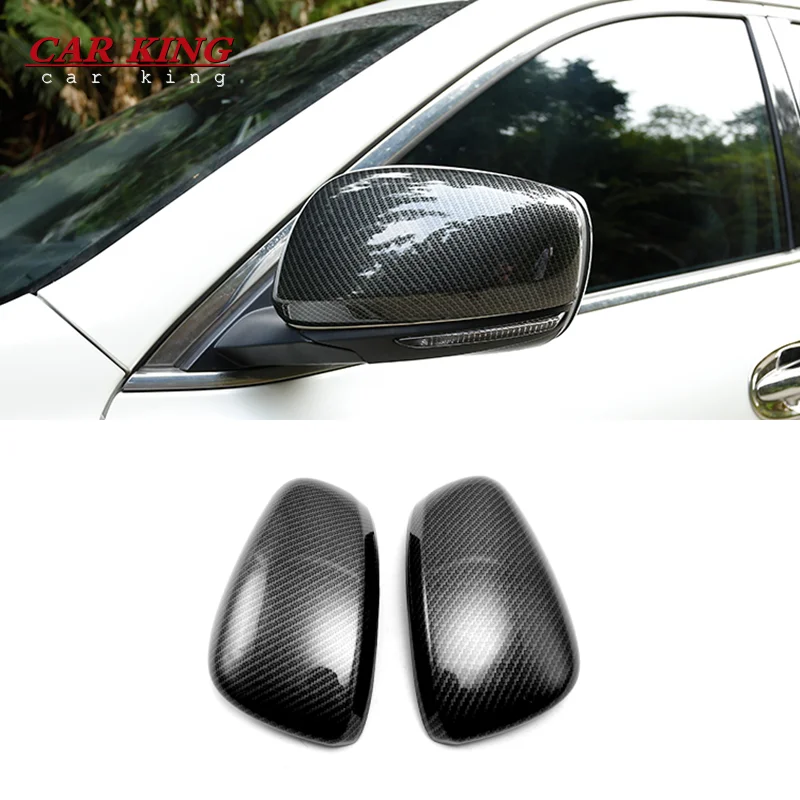 

For Renault Kadjar/Koleos/Samsung QM6 ABS Carbon fiber Car Rearview Side door turning Mirror Cover trim 2016-2020 accessories