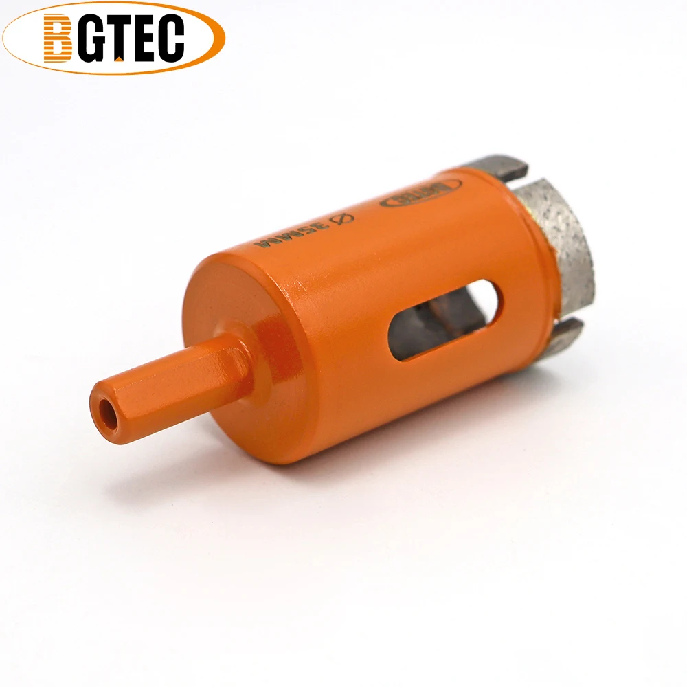 BGTEC 2 Đường Kính 35Mm Kim Cương Hàn Lõi Khoan Bits (Ướt) m14 Chủ Đề Cho Khoan Đá Hoa Cương Và Marbel Lỗ Cưa