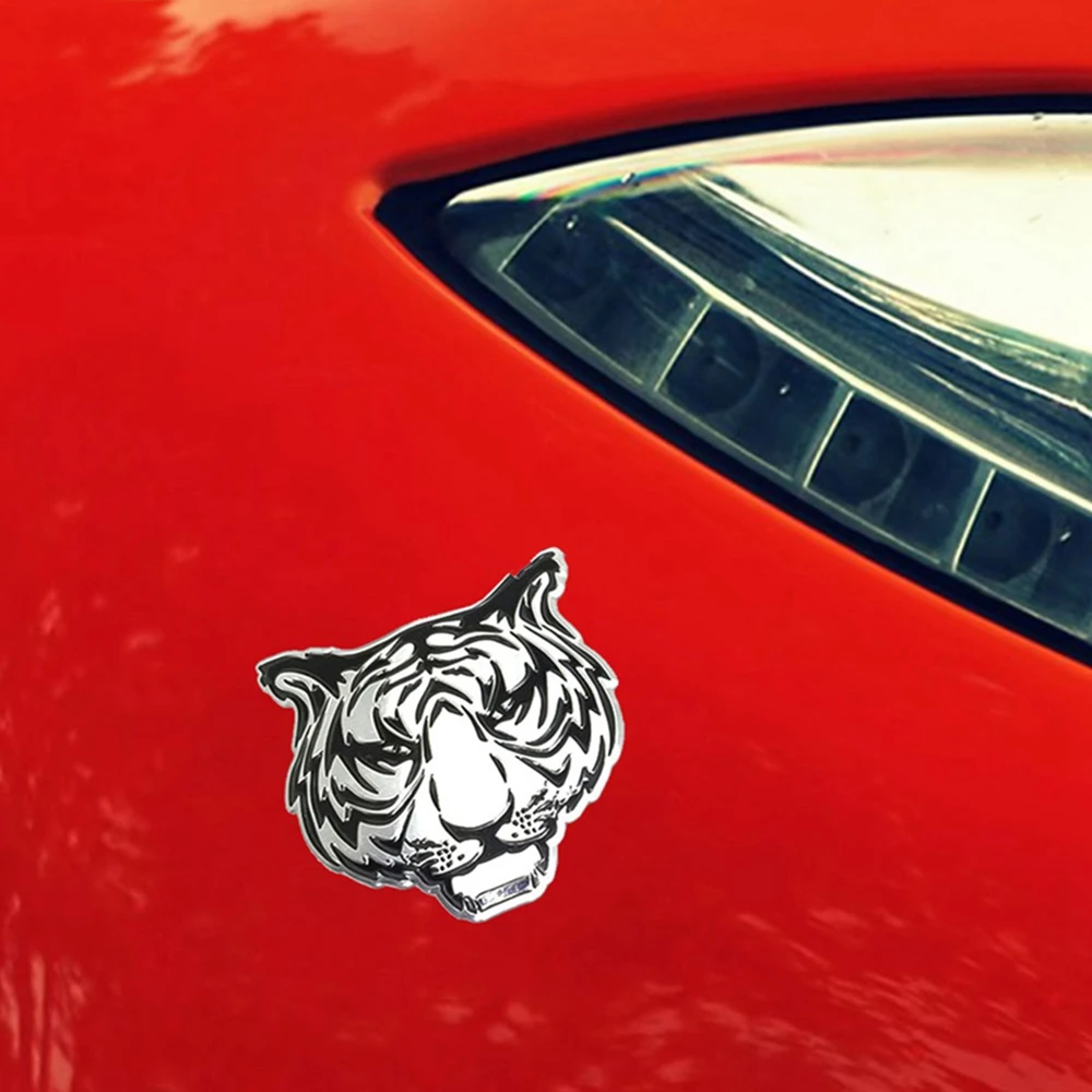 Car Decoration Metal Stickers Waterproof 3D Lion Eagle Tiger Shape Design Emblem Badge Decal Truck Auto Styling Car Accessories