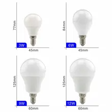 E27 E14 LED Bulb Set 3W-20W #2