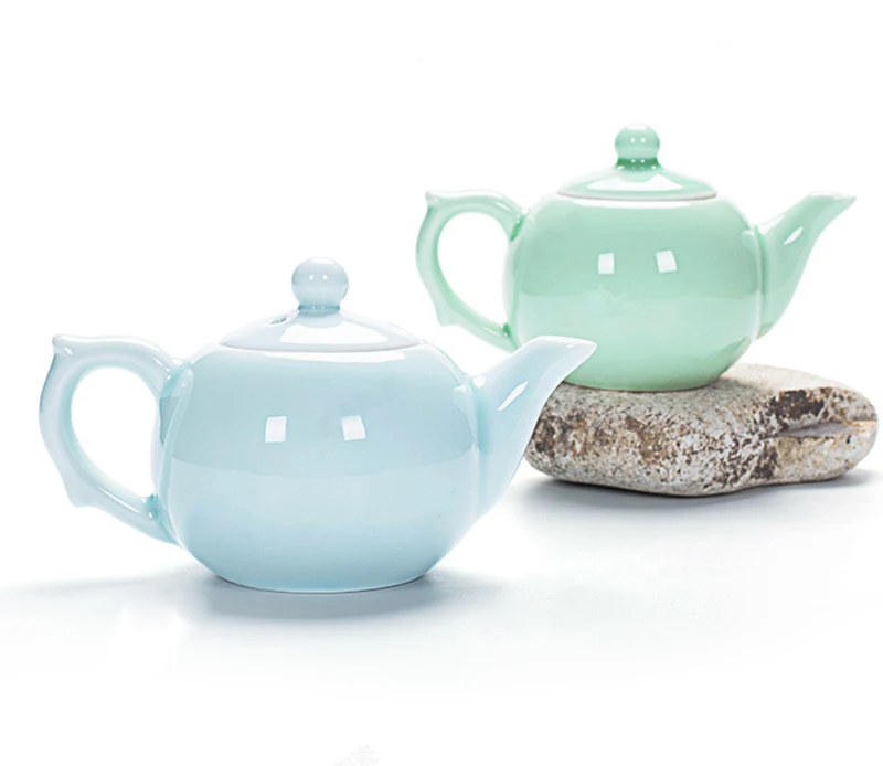 Creative Celadon teapot small fish teapot,Exquisite Teapot Kettle,Coffee Tea Sets,Chinese traditions Flower Tea Pot Teaware