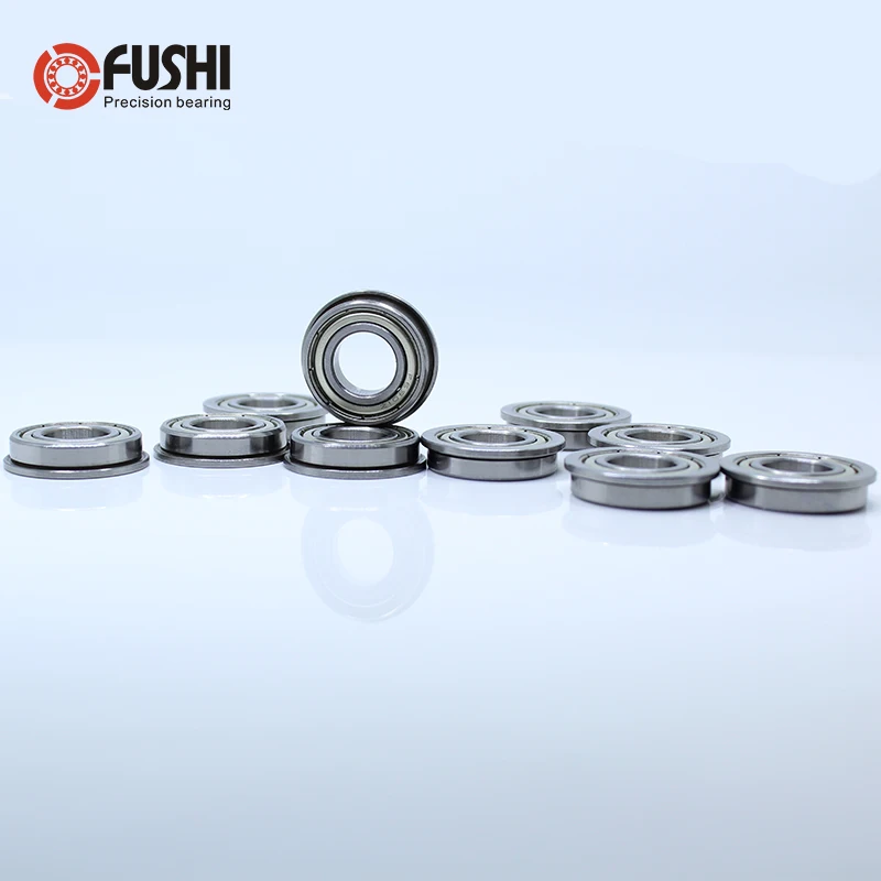 F6901ZZ Flange Bearing 12x24x6 mm ABEC-1 ( 10 PCS ) Thin Section Flanged F6901 Z ZZ Ball Bearings