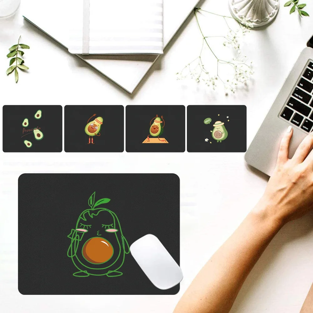 

1pc Gaming Laptop Computer Desk Mat PU Leather Gaming Mouse Avocado Pattern Keyboard Mouse Table Mat Office Desk Accessories