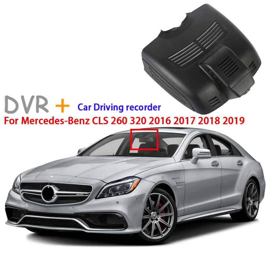 4K Car DVR Wifi Video Recorder Dash Cam Camera high quality Night vision Full HD For Mercedes-Benz CLS260 CLS320 2016 2017 2018