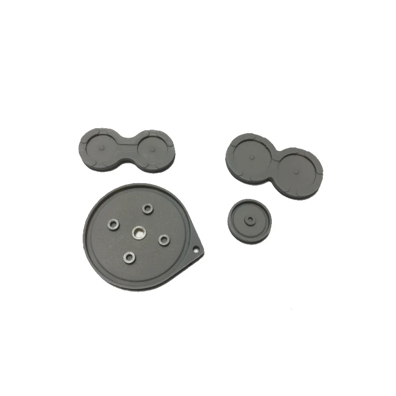 1 Sätze (4 Teile) Gummi leitende Tasten D-Pad für gba sp Silikon Start wählen Tastatur