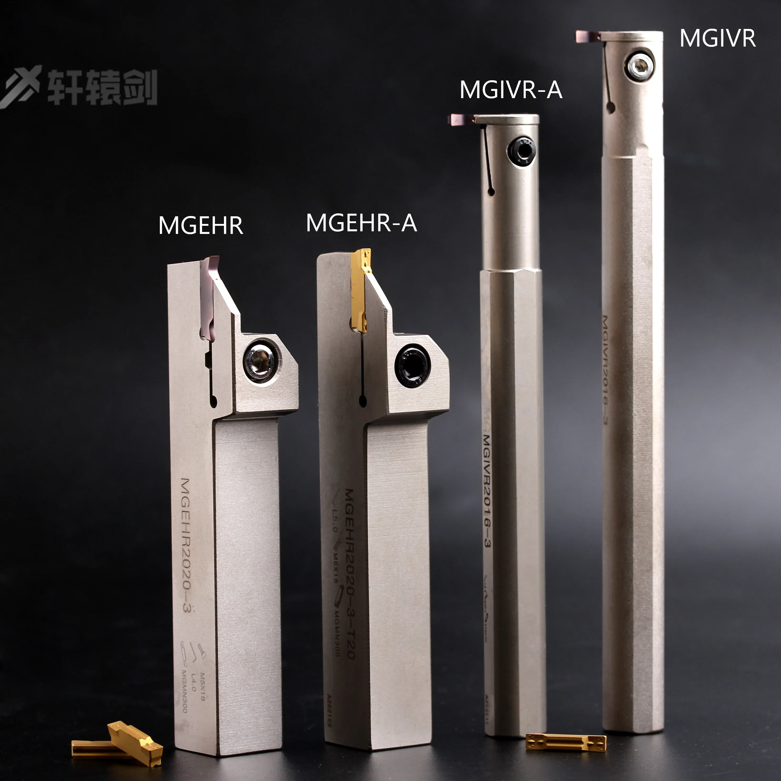 Soporte de MGEHR1212-1.5 de MGEHR1212-2 de MGEHR1212-2.5, ranurado MGMN150 200 250 300 CNC, inserto de torno para herramienta de torneado, color blanco