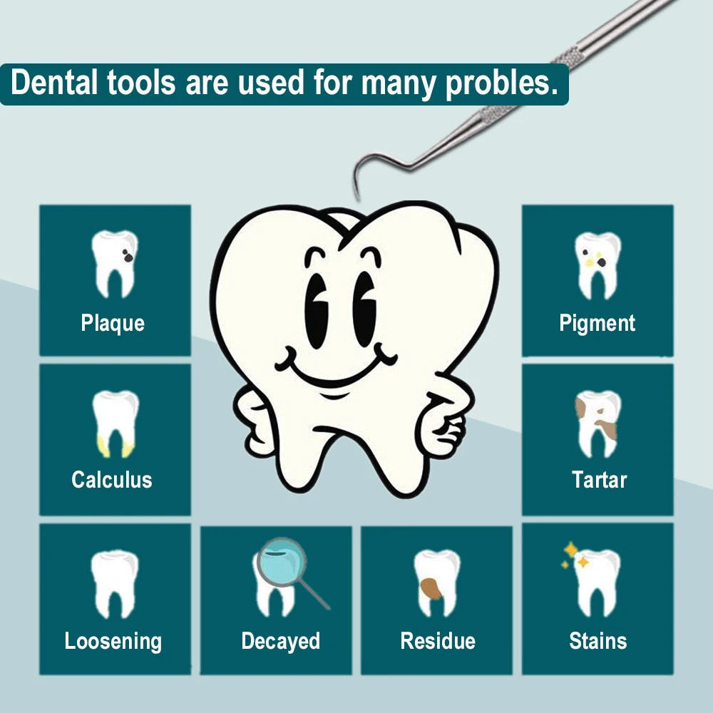 Инструменты из нержавеющей стали для гигиены, инструменты для стоматологической хирургии, зеркальный скалер для зубов, инструменты для очи...