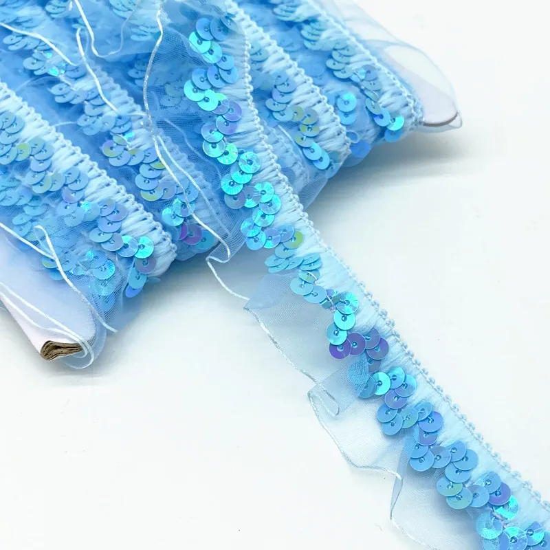 25mm Stretch Lace Trims Elastic Ribbon Stage Performance Party Cosplay Wedding Clothes DIY Sewing Garments Accessories #Ro