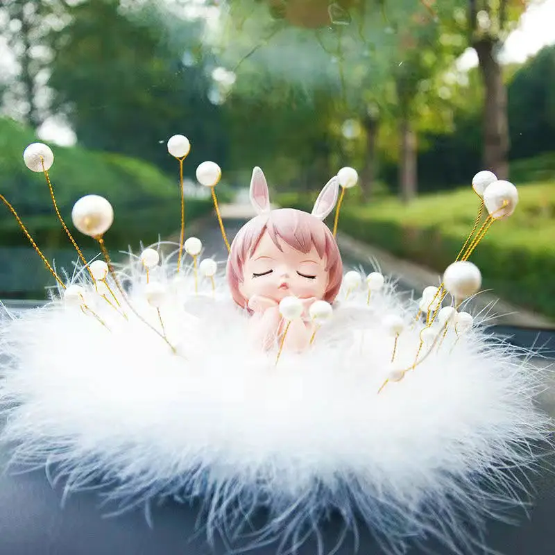 Car Accessories Decoration Creative Cute Annie Angel Car Decoration Car Perfume Beautiful Car Supplies Lady